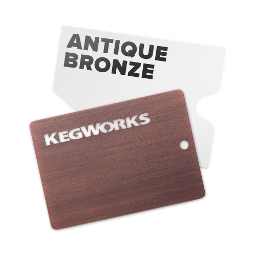 KegWorks Antique Bronze Sample Chip