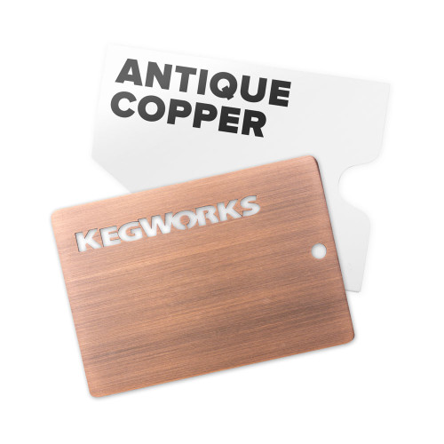 KegWorks Antique Copper Sample Chip