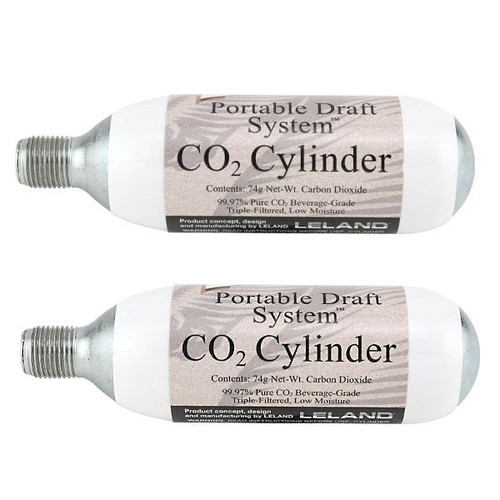 1/4 Keg CO2 Refill Bulbs for the Leland CO2 PicnicTap - 2 PACK