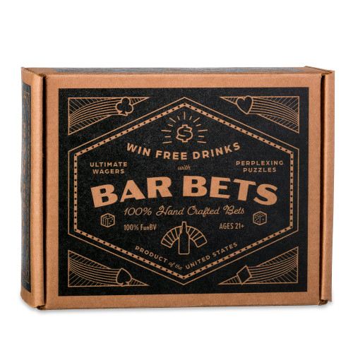 Bar Bets Party Kit - Win Free Drinks - Ultimate Wagers & Perplexing Puzzles