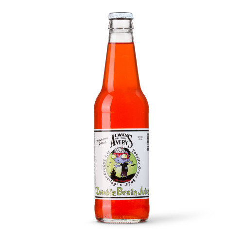 Avery's Totally Gross Zombie Brain Juice Soda - Strawberry & Orange - 12 oz Bottle