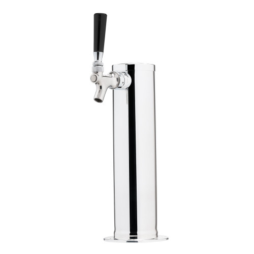 Draft Beer Tower - Stainless Steel - 3" Column - 1 Faucet