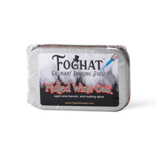Mulled Wine Oak Culinary Smoking Fuel Wood Chips - For Foghat Cocktail Smoker - 4 oz Tin