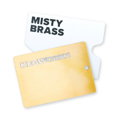 KegWorks Misty Brass Sample Chip