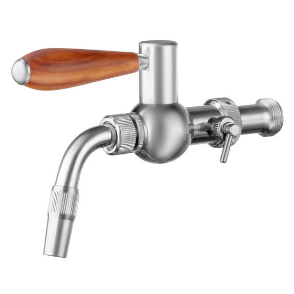Lukr European Side Pull Flow Control Faucet - Stainless Steel