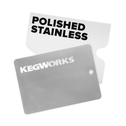 KegWorks Polished Stainless Steel Sample Chip