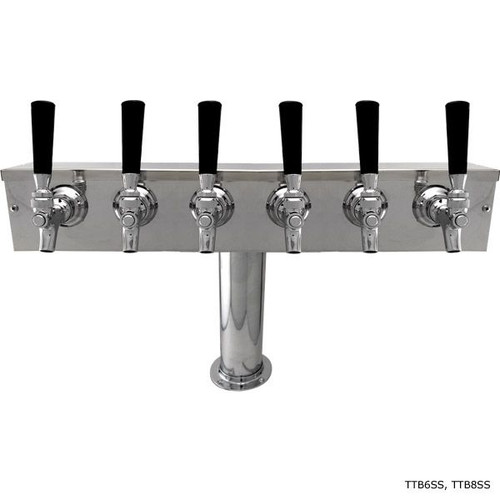 Stainless Steel Glycol-Ready T Towers with 4-inch Pedestal